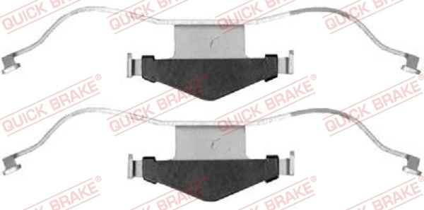 Accessory Kit, disc brake pad